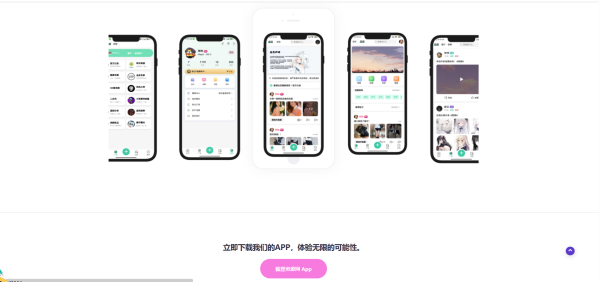 简约大气的app下载页源码 个人工作室公司app下载单页(图3)