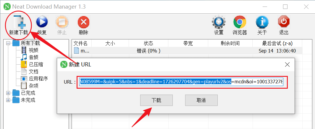 下载速度60M/s，直接跑满带宽！最新NDM中文绿色汉化版，内附详细安装使用教程，平替IDM下载器(图3)