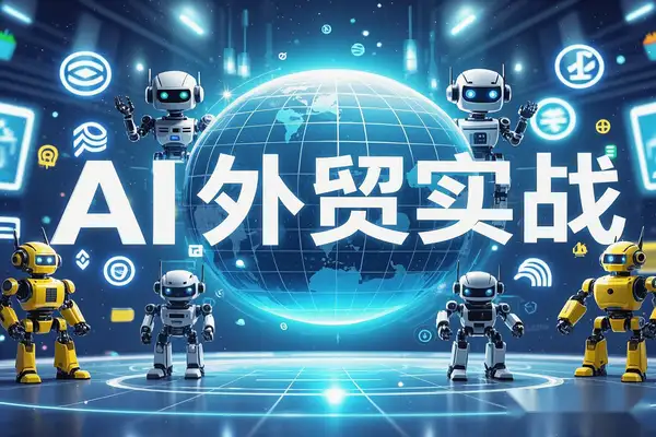 2025 AI外贸实战课程：建站+开发+营销，快速掌握外贸赚钱技能！