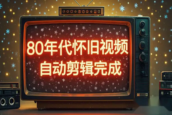 80年代怀旧视频AI一键批量生成轻松过原创视频号爆款必备