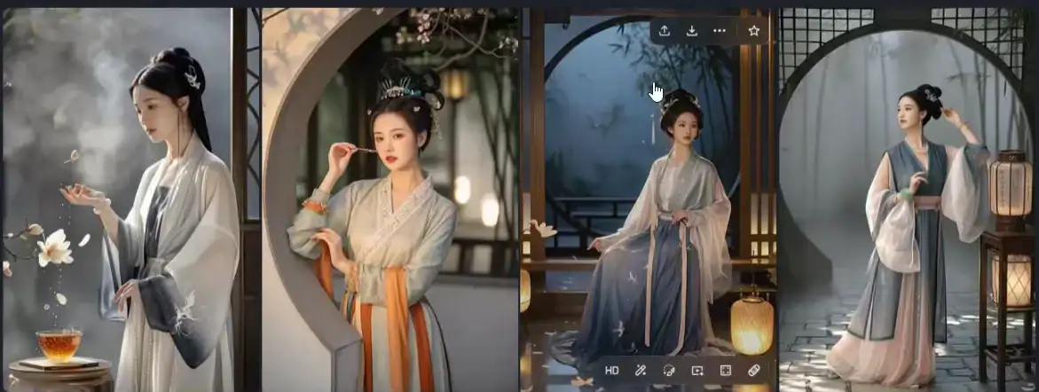 用 DeepSeek 打造中式古风美女视频：AI 技术引爆流量与变现新机遇(图2)