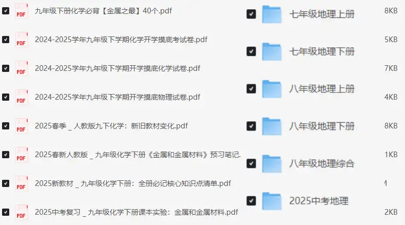 2025 版初中全科备考宝典：九大学科核心知识点精编 (图2)