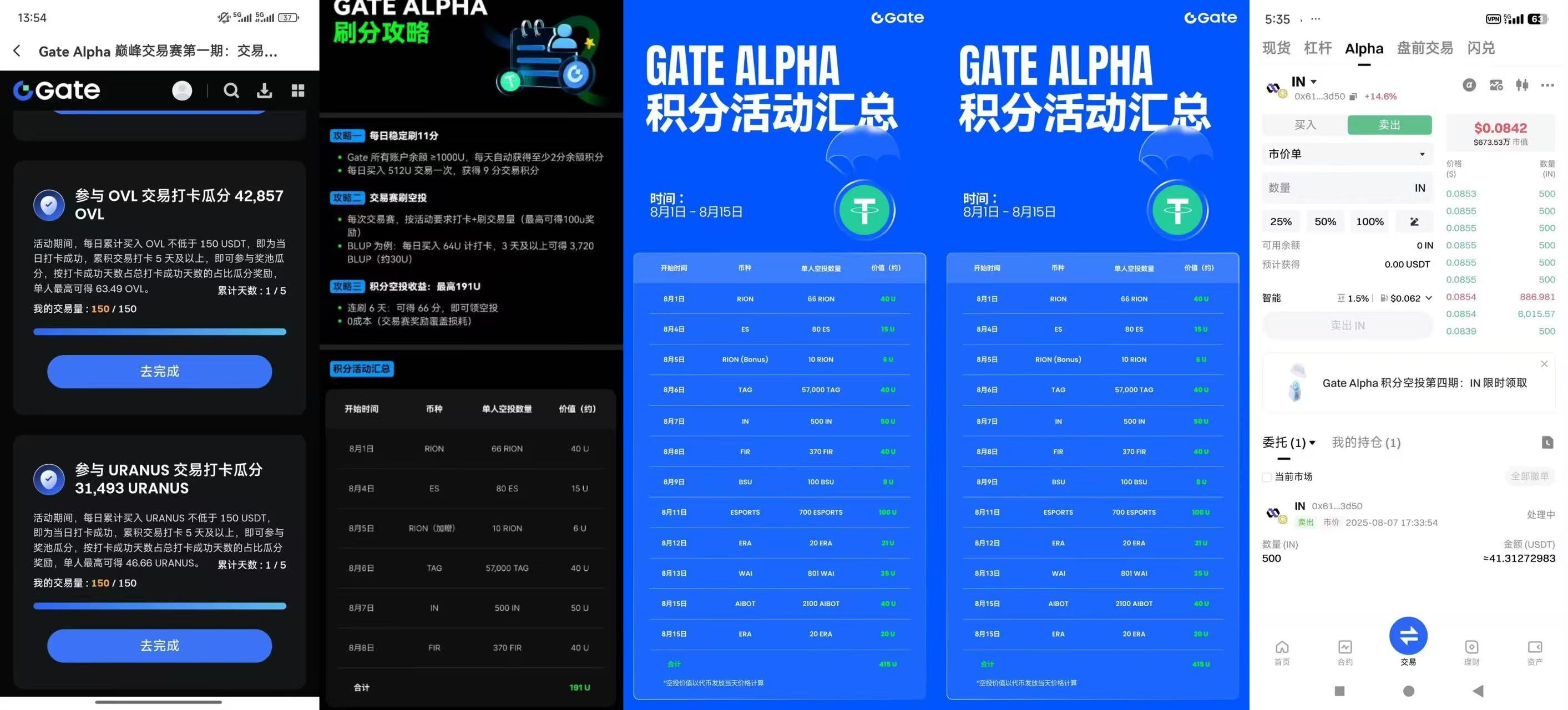 Gate平台alpha积分助手协议脚本+使用教程，0.01精准滑点，24小时AI全自动运行，单号半月收益2-3K(图6)