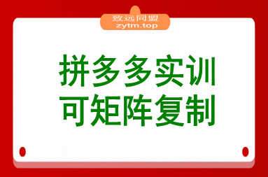 2025拼多多实训-9月：新手7天起量,30天日销破万,月利润3-10万,可矩阵