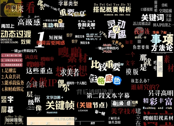 500+款爆款热门剪映高级感字幕预设附带导入及使用教程支持剪映8.0以上版本(图2)