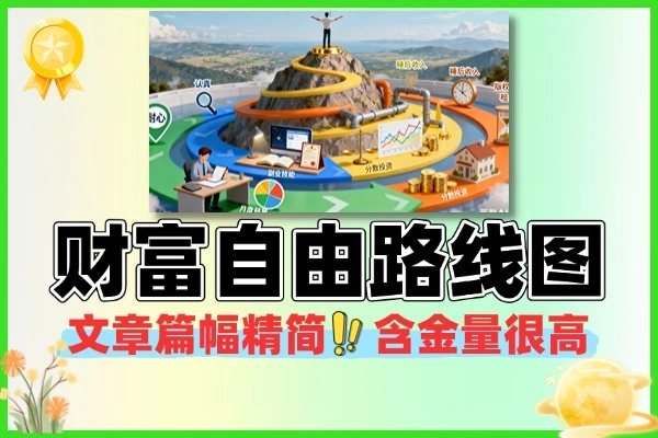 普通人财富自由路线图认真看耐心读(图1)