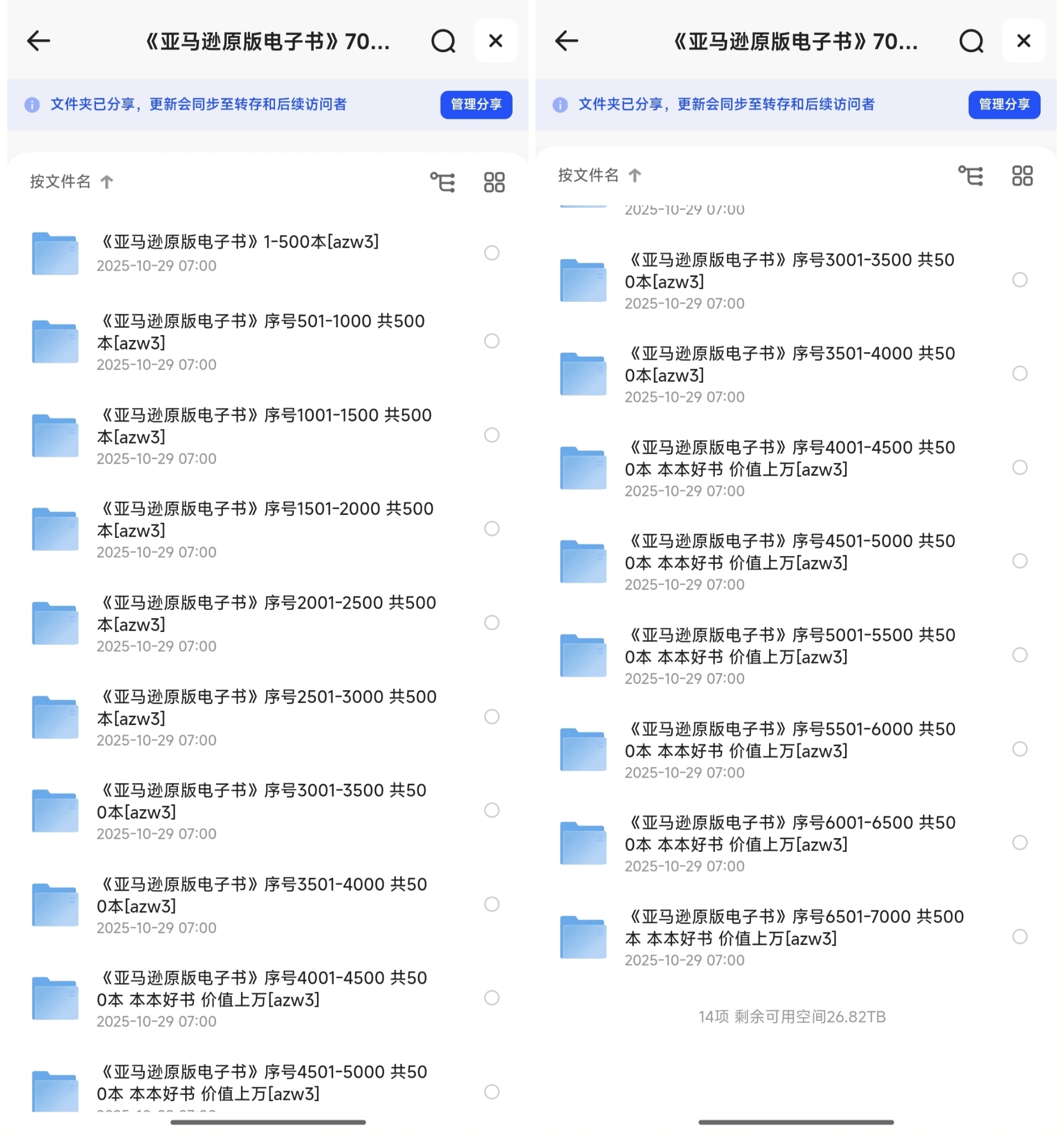 亚马逊高质量原版电子书7000本合集,价值上万元-2 亚马逊高质量原版电子书7000本合集,价值上万元(图2)