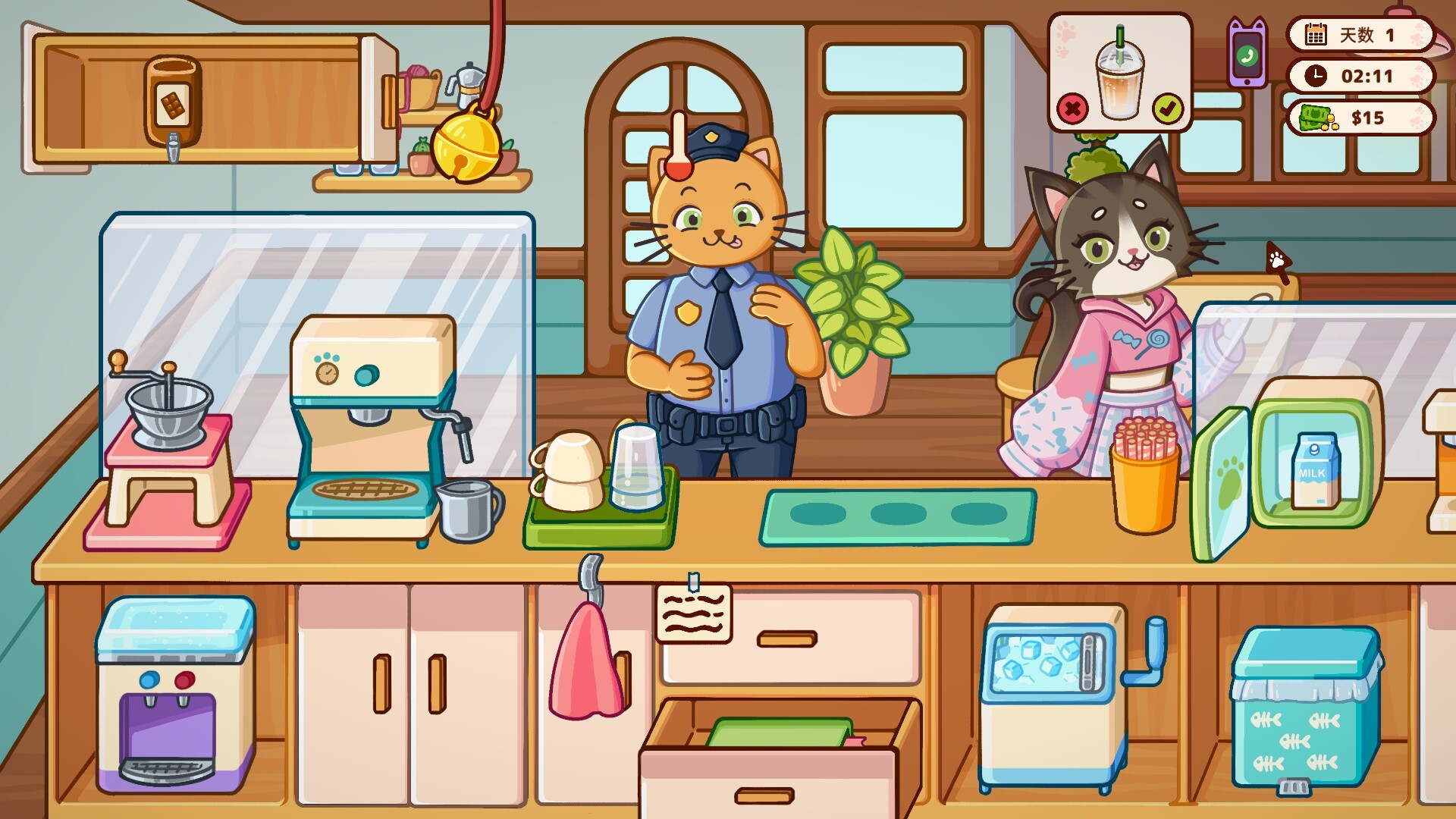 《喵喵甜品屋 Cats Cups》免安装中文版-1 《喵喵甜品屋 Cats Cups》免安装中文版