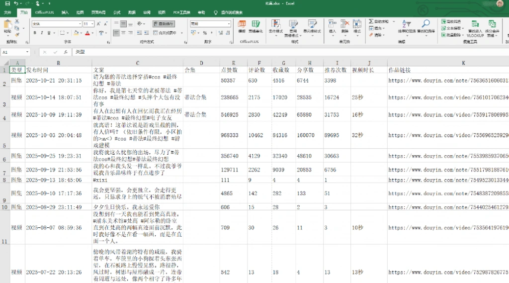 抖音主页作品一键批量下载支持导出数据-3 抖音主页作品一键批量下载支持导出数据(图3)