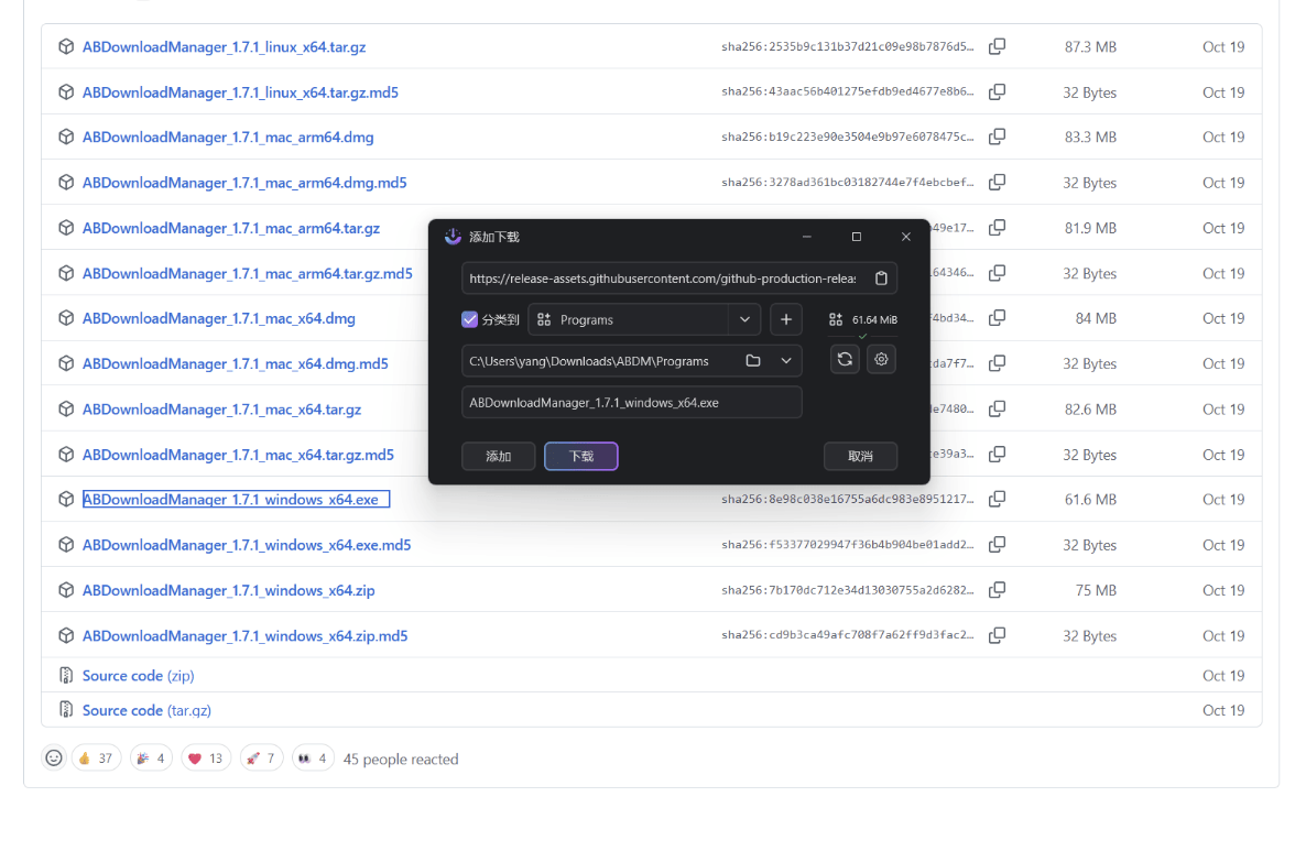 开源下载器ab-download-manager V1.7.1 (图2)