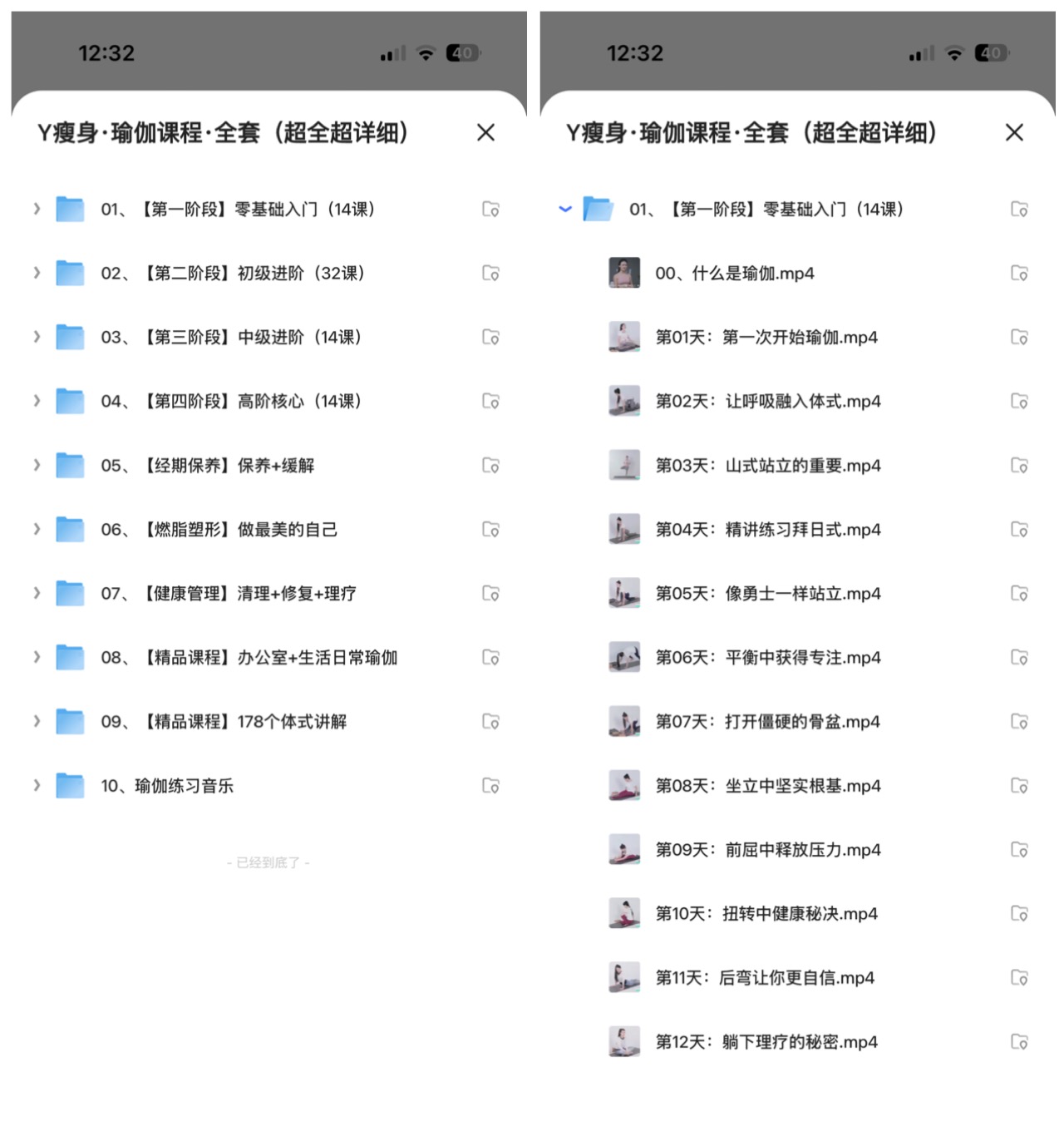 朋友付费398买来的，瘦⁢身⁢瑜⁢伽⁢私教课⁢程⁢ ( ⁢全⁢套 ) ⁢+ 瑜伽音乐，超全超详细，1080P画质(图2)