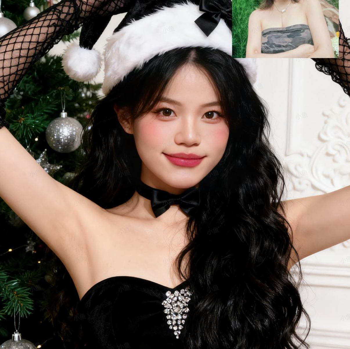 AI圣诞写真新玩法：免妆免冻，轻松赚取节日收益！(图2)