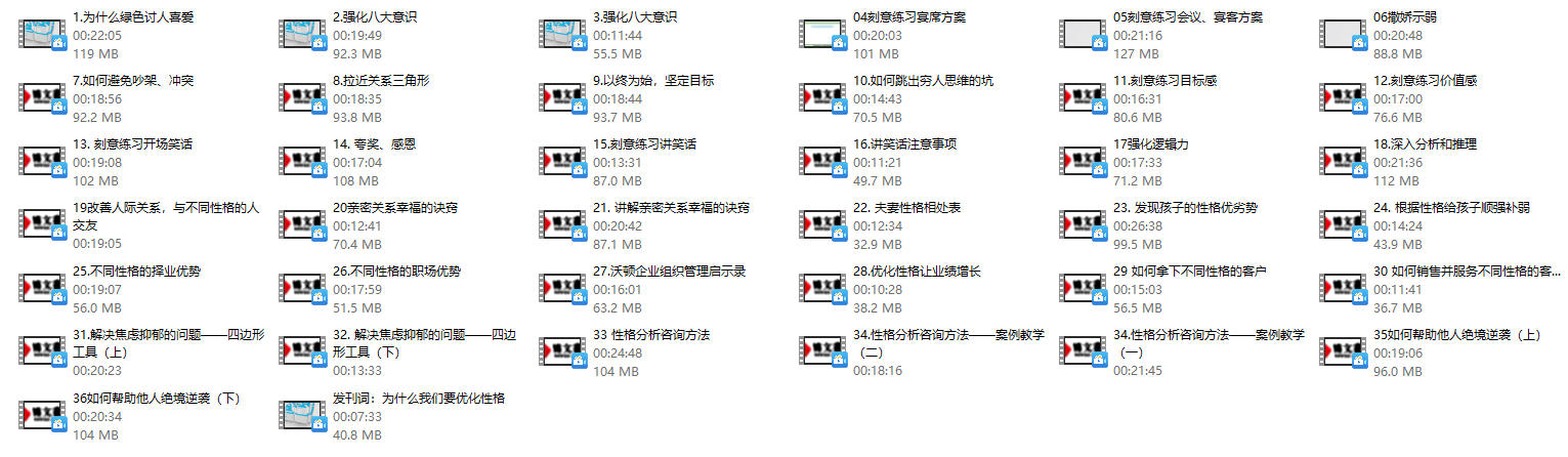 杨洋老师《21天性格优化》(图1)