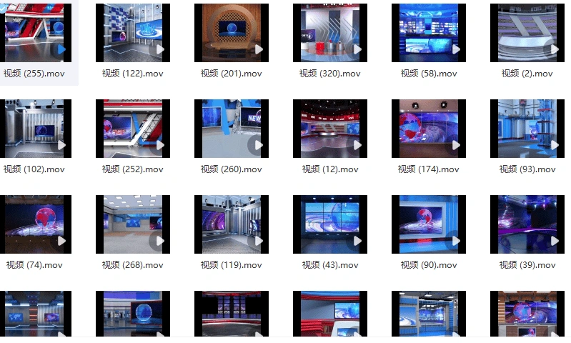 690款虚拟演播厅绿幕背景素材合集-2 690款虚拟演播厅绿幕背景素材合集(图2)