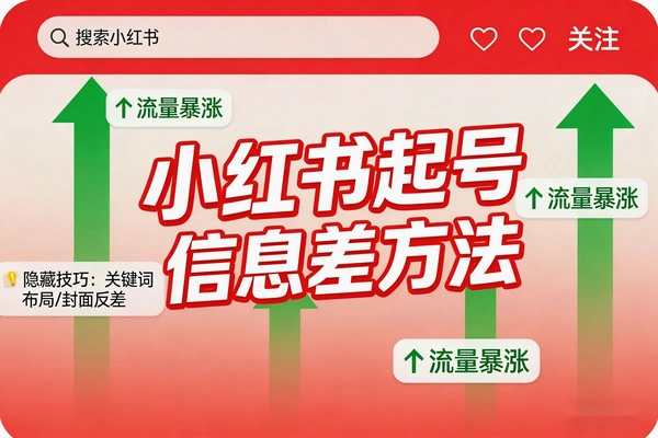 小红书起号信息差(图1)