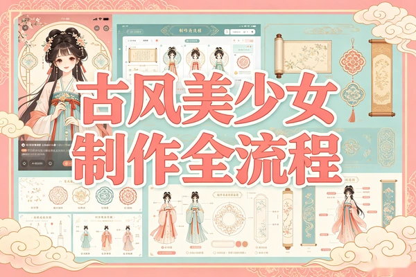 古风美少女角色制作全流程制作技巧-1 古风美少女角色制作全流程制作技巧(图1)