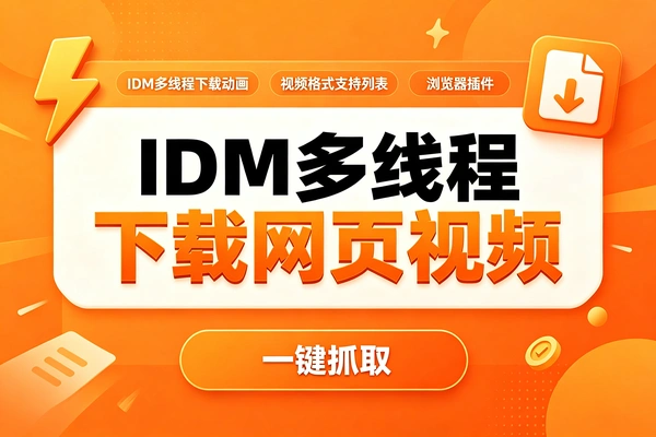 IDM多线程下载网页视频-1 IDM多线程下载网页视频(图1)