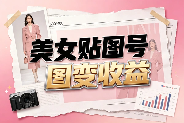 AI美女贴图号几张图也能赚收益-1