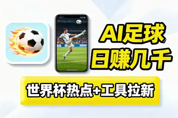 世界杯热点+AI工具拉新,一天赚几千-1 世界杯热点+AI工具拉新,一天赚几千-1