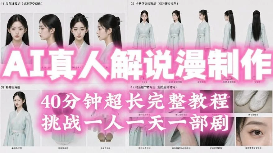 AI真人解说漫剧，低成本批量制作全攻略(图3)