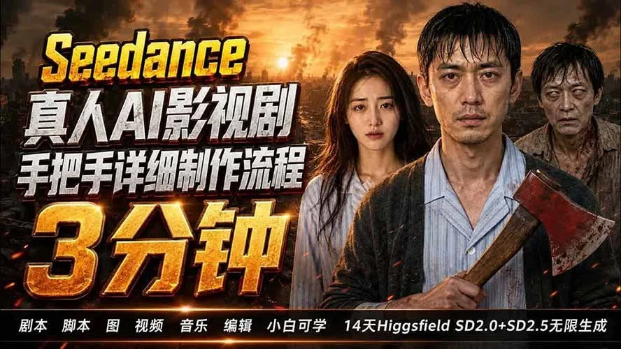 Higgsfield 实操：3分钟真人AI短剧从0到1全流程(图2)