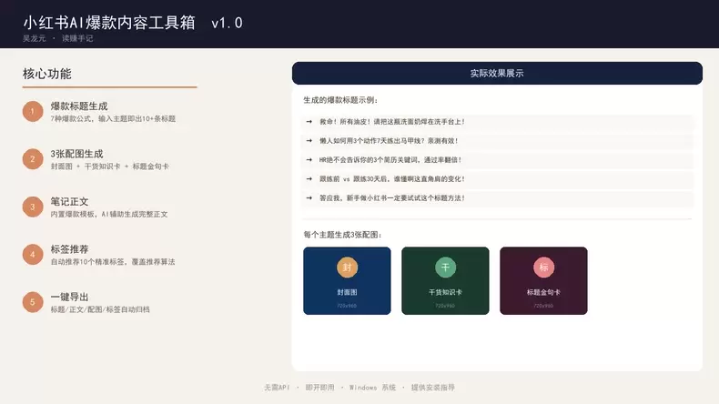 小红书创作神器:标题配图正文一键全包-3 小红书创作神器:标题配图正文一键全包(图3)