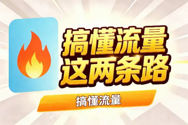 搞懂流量，就这两条路(图1)