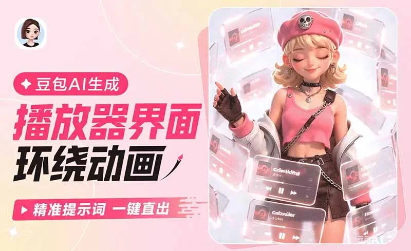 豆包新玩法：让UI播放器绕着人物转起来(图2)