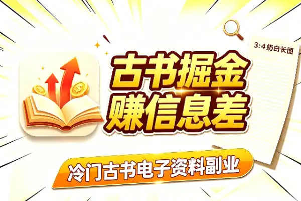 古书流量掘金:信息差副业拆解-1 古书流量掘金:信息差副业拆解-1