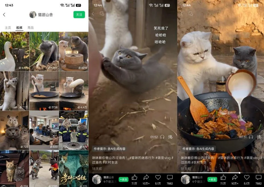 AI萌宠短视频：猫咪慢生活变现全攻略(图3)