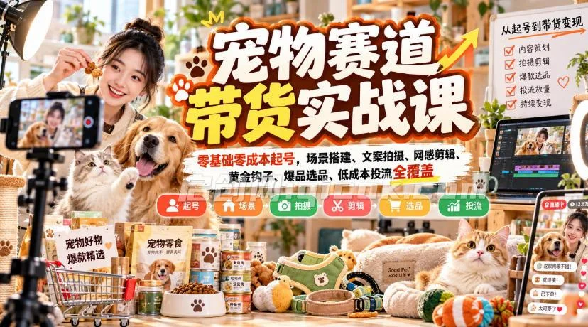 宠物带货实战：0粉起号+低成本测爆品(图2)