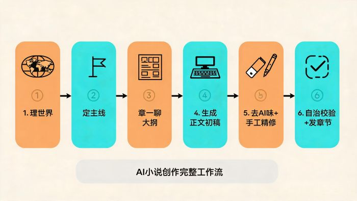 我用 AI 从 0 写到 10 万字:一份让内容稳定量产的四步流程-1 我用 AI 从 0 写到 10 万字:一份让内容稳定量产的四步流程-1