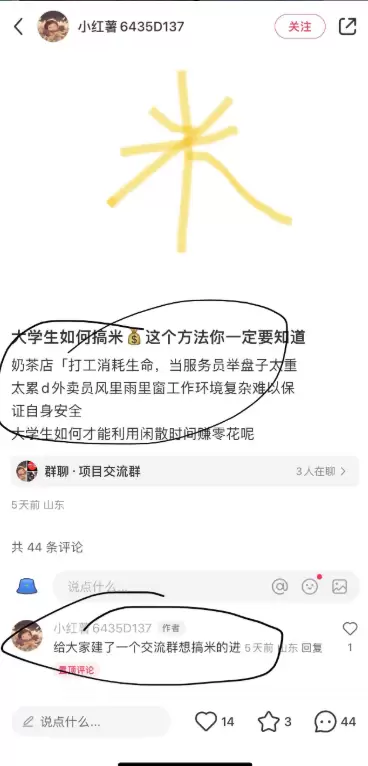 小红书引流大学生副业粉，打法挺直白-3