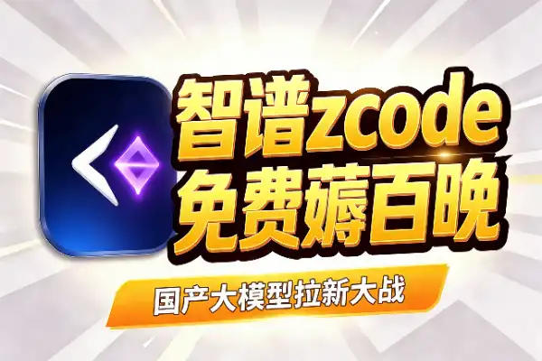国产模型开打拉新战，智谱 zcode 邀好友免费薅(图1)