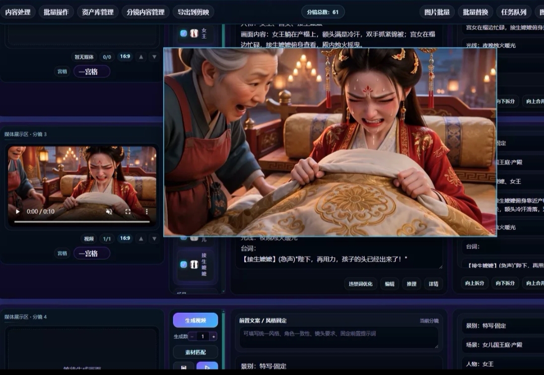 AI漫剧/短剧全自动一键制作软件，一个工具本地部署批量制作(图2)